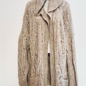 Free people lemon drop Cozy Knit Women's Sweater - Smokey Taupe
